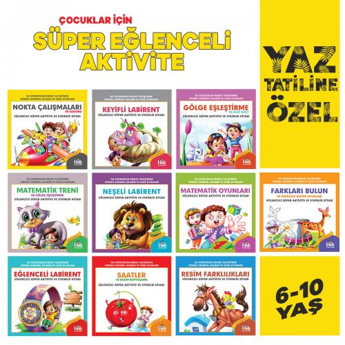 Yaz'a Özel Süper Aktivite Seti - 10 Kitap