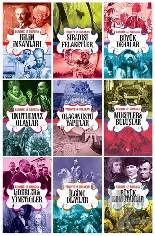 Tarihte İz Bırakanlar Seti (9 Kitap) - Halkkitabevi