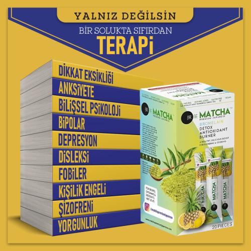 Terapi 10 Kitap Bir Arada ve Bromelain Matcha Çayı
