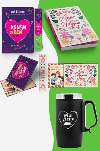 Anneler Gününe Özel Canım Annem Termos ve Annem Ben Aramızda Günlüğü v