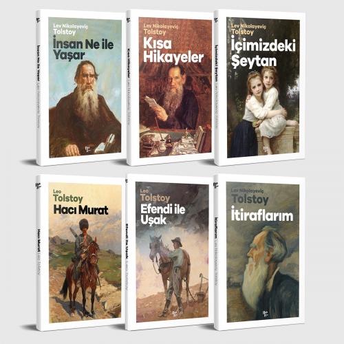 Tolstoy Unutulmaz Eserleri - 6 Kitap - Halkkitabevi