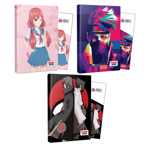 Üçlü Flying Kisses-Naruto-Sasuke-Itachi Defter ve Ayraç - Halkkita