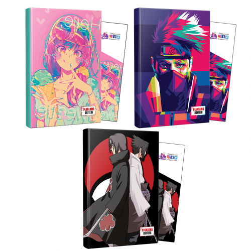 Üçlü Icecream-Naruto-Sasuke-Itachi Defter ve Ayraç - Halkkitabevi