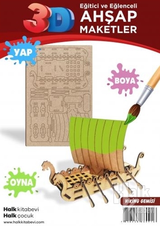 Viking Gemisi Ahşap Maket - Halkkitabevi