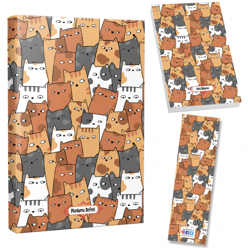 Yaramaz Patiler Planlama Defteri-Bloknot-Ayraç Seti