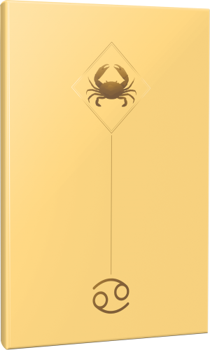 Yengeç - Astroloji Temalı 64 Sayfa Çizgisiz Defter