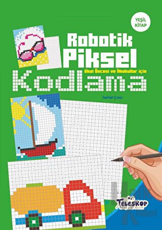 Yeşil Kitap - Robotik Piksel Kodlama - Teleskop - Halkkitabevi
