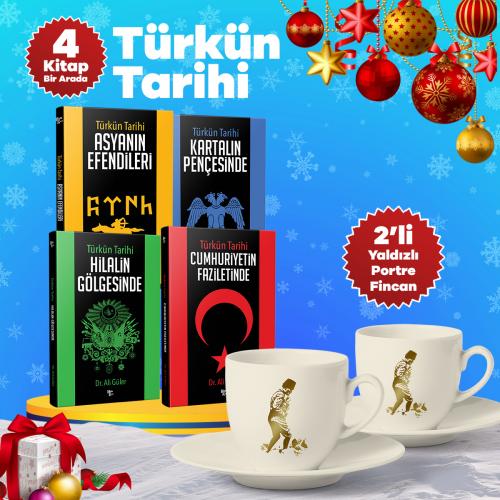 Yılbaşı Türkün Tarihi ve İkili Yaldızlı Kocatepe Fincan - Halkkitabevi