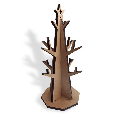 Yıldızlı Ağaç Ahşap Takı Standı - Halkkitabevi