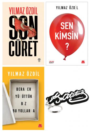 Yılmaz Özdil 3 Kitap - Ahşap Atatürk İmza Anahtarlık Hediyeli - Halkki