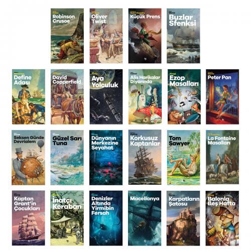 Zeka Geliştirici Çocuk Klasikleri Seti - 22 Kitap - Halkkitabevi