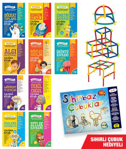 Zeka Soruları ve Sihirbaz Çubuklar - Halkkitabevi